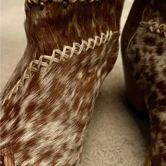 Myra Darcy Ridge Western Boots with Hand-tooled leather toe - Picture 6 of 7